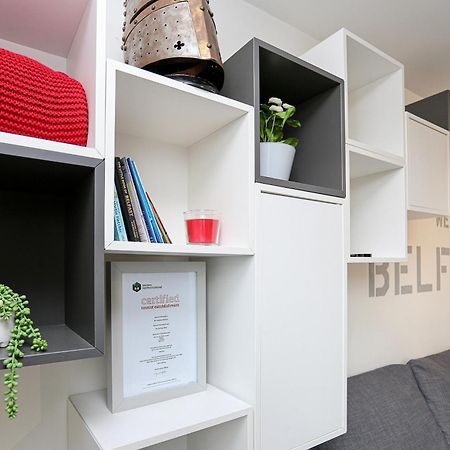 Neat City Apartment - Secure Parking - Wifi - Sleeps 4 - No Parties Belfast Extérieur photo